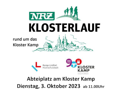 Bildausschnitt Flyer NRZ Klosterlauf