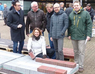 Gruppenbild der Stadtmitarbeiter.