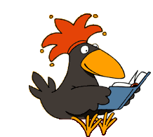 Logo Antolin (lesender Rabe)