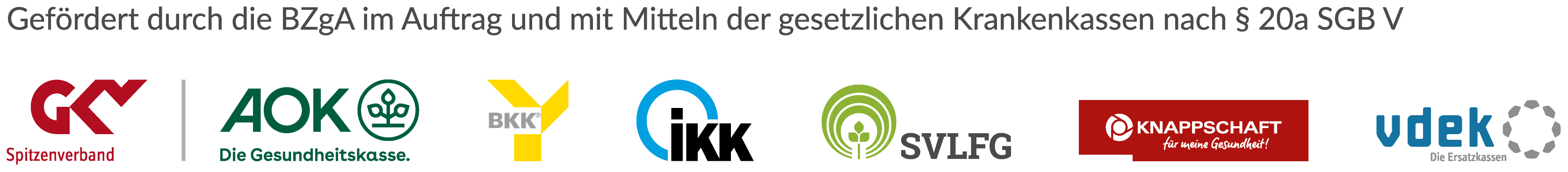 Logos Krankenkassen