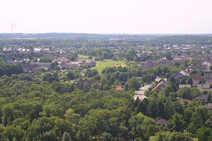Luftaufnahme des Stadtteils Gestfeld