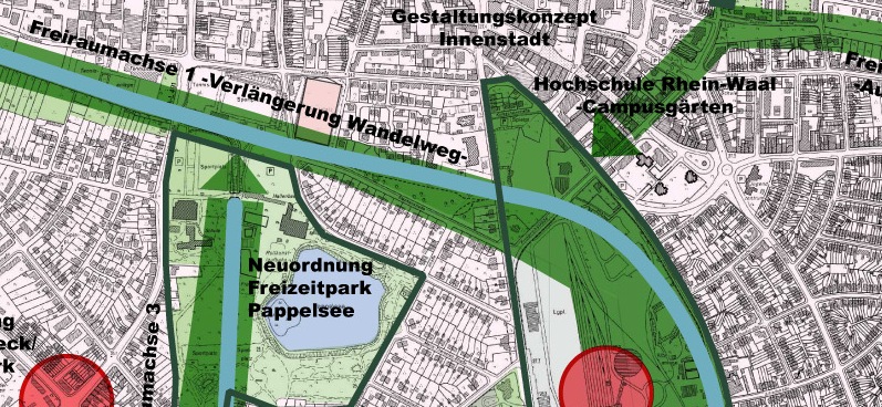 Ausschnitt Maßnahmenkarte