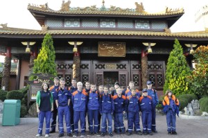 Jugendfeuerwehrangehörige im Phantasialand