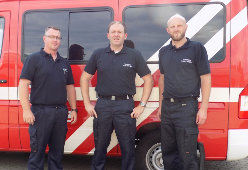 Führung der Einheit 5: Kay Reinecke (mitte), Andreas Falk (links), Ulf Reinecke (rechts) Führung der Einheit 5: Kay Reinecke (mitte), Andreas Falk (links), Ulf Reinecke (rechts)