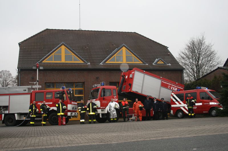 Mitglieder der Einheit Kamp