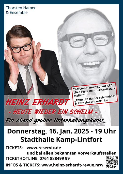 Heinz Erhardt Revue in Kamp-Lintfort