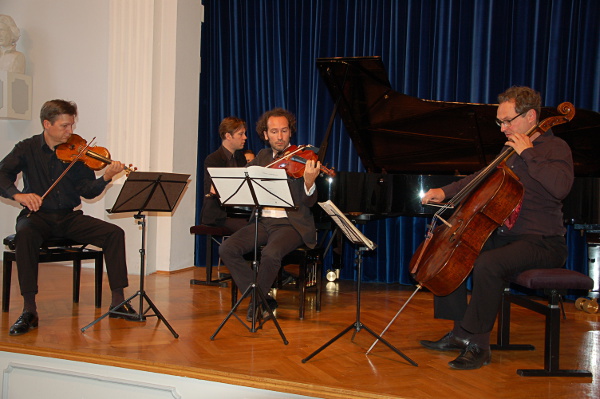 Quartett beim Kammermusikfest Kloster Kamp
