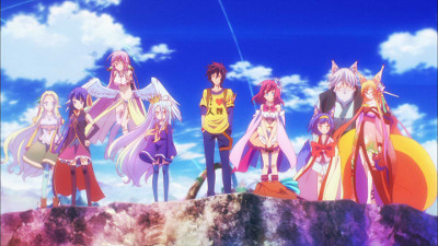 Filmausschnitt aus "No Game No Life Zero"