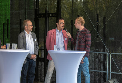 Bürgermeister im Gespräch mit Daniel Danger