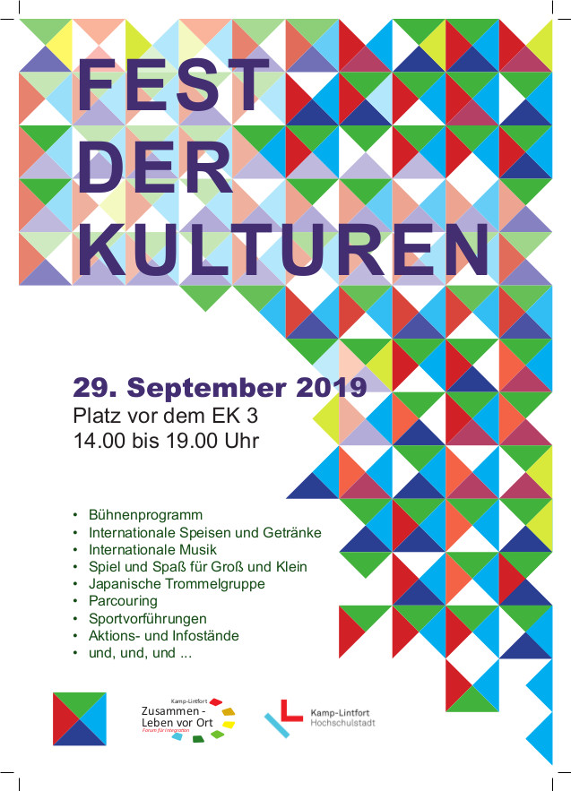 Plakat Fest der Kulturen 2019