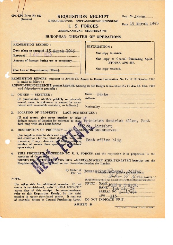 Requisition Post