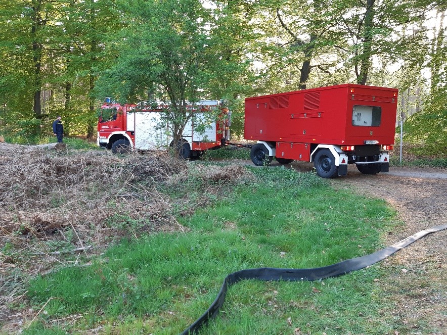 Feuerwehr im Waldeinsatz