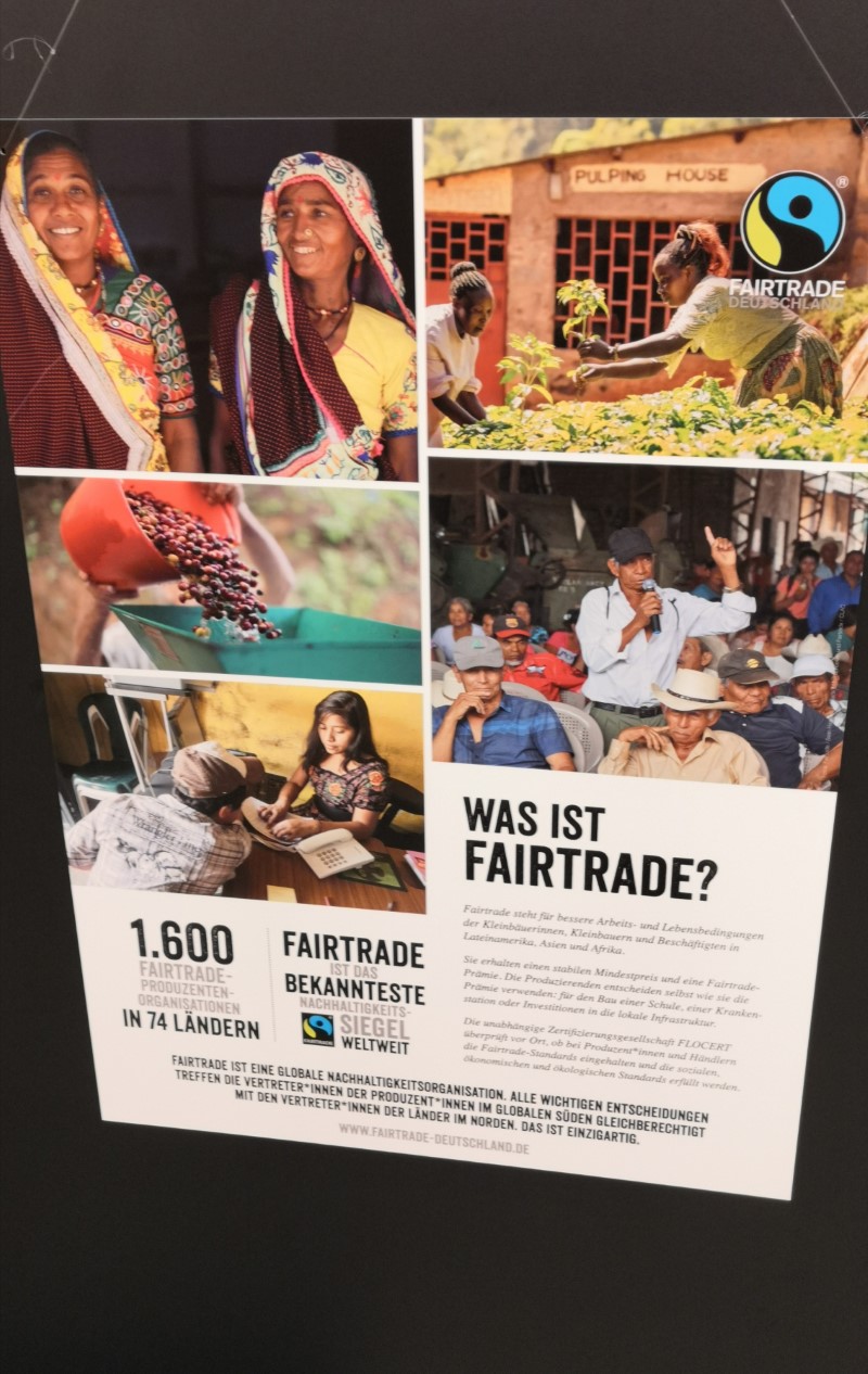 Schautafel FairTrade Ausstellung