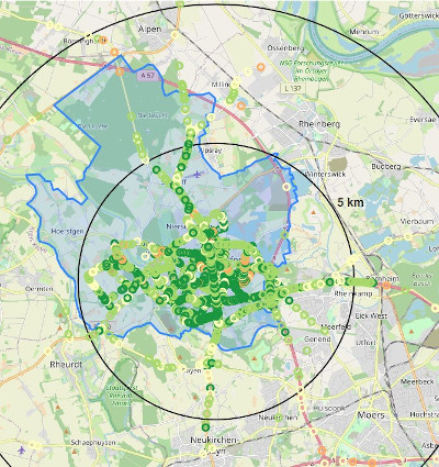 Netzabdeckung Kamp-Lintfort