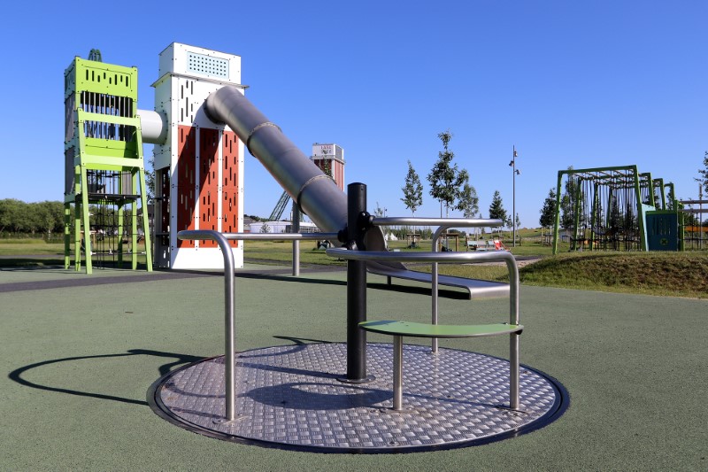 Bergbauspielplatz im Zechenpark - Foto: Landesgartenschau Kamp-Lintfort 2020 GmbH