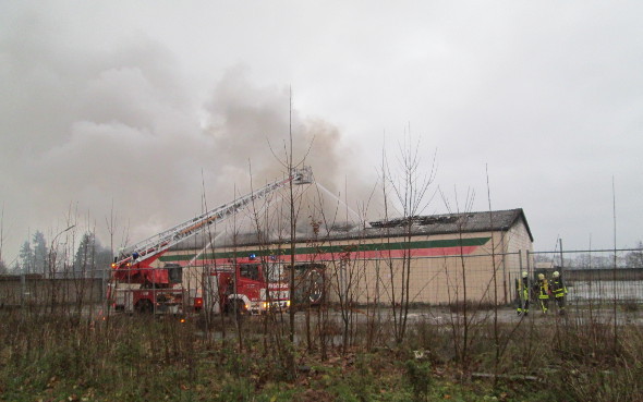 Brand an der Franzstraße in Kamp-Lintfort