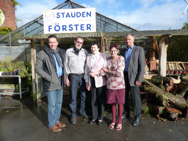 Firmenbesuch Stauden Förster