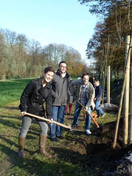 Baumpflanzaktion Wandelweg Herbst 2014