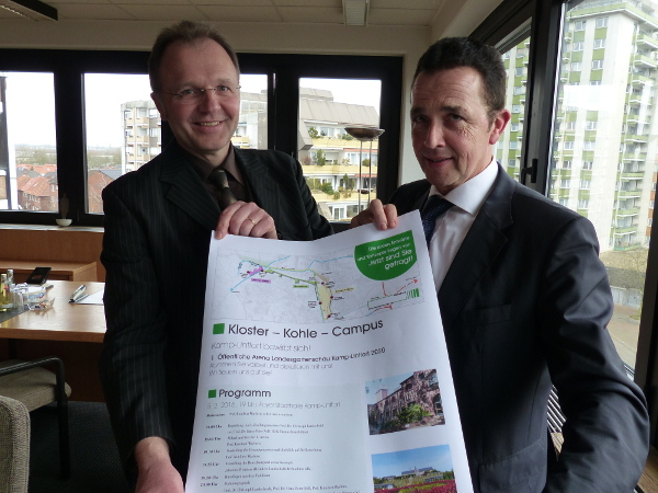 Ankündigung erste Arena Landesgartenschaubewerbung 2020 Kamp-Lintfort