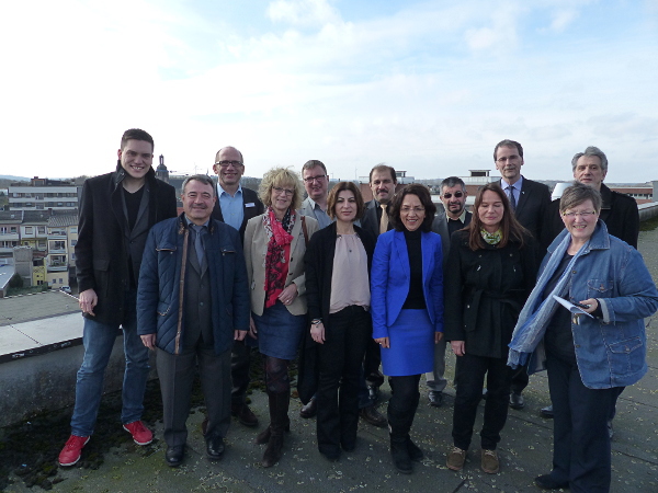Vertreter des Forum Integration und des Theologenkreises Kamp-Lintfort 