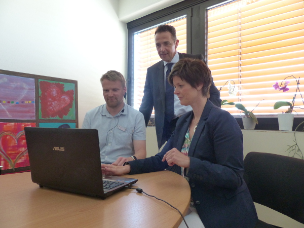 Firmenbesuch Melanie Kohl