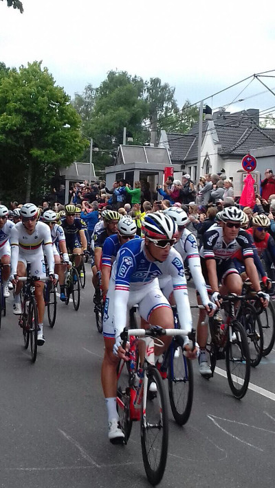 Erste Reihe bei der Tour de France 2017