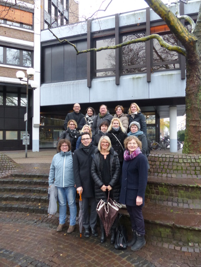 Bildausschnitt: Lehrerinnen und Lehrer des Erasmus-Programms in Kamp-Lintfort