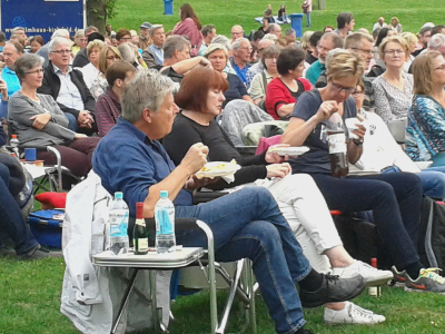Open Air Kino im Panoramabad_Picknick
