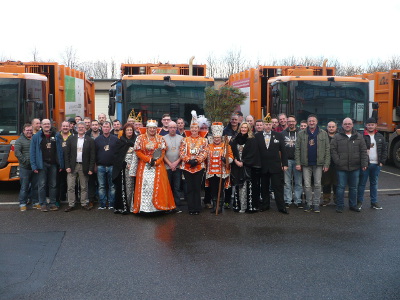 Hoher karnevalistischer Besuch beim ASK Kamp-Lintfort