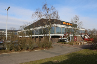 Die Stadthalle in Kamp-Lintfort ist Veranstaltungsort und Aula zugleich und soll für die nächsten Jahrzehnte gerüstet werden