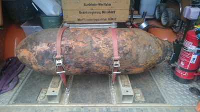 Die Fünf-Zentner-Bombe wurde erfolgreich entschärft und geborgen