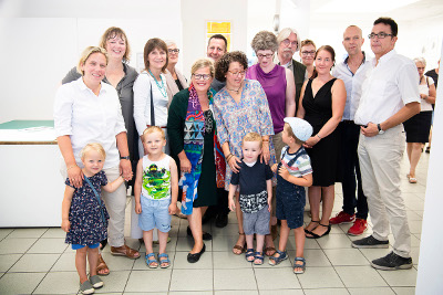 Bürgermeister Prof. Dr. Christoph Landscheidt eröffnete die Ausstellung zum Projekt „Kind of Art“