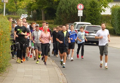 Start des Charitylaufs