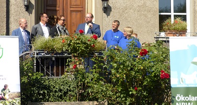 Gruppenbild Eröffnung Aktionstage Ökolandbau NRW