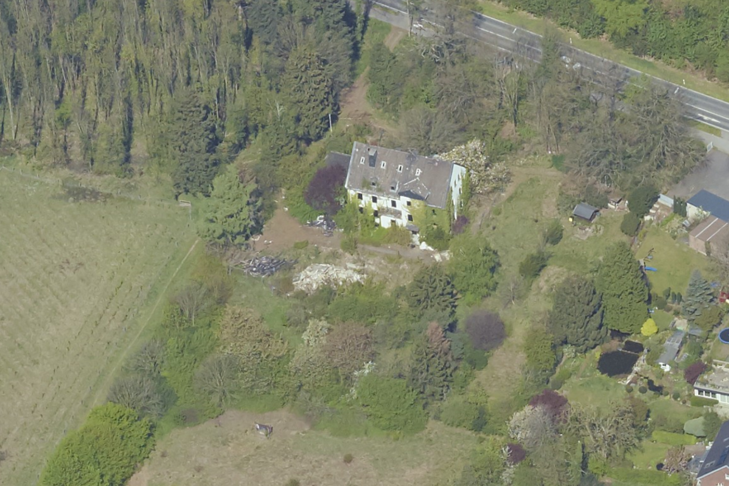 Luftbild Edtih-Stein-Haus