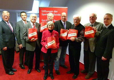 Ausschüttung der Sparkasse Duisburg-Stiftung 2011