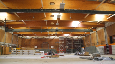 Sanierung der Glück auf-Halle in vollem Gange