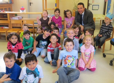 Der Bürgermeister besuchte den AWO-Kindergarten Kattenstraße