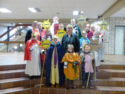 Barbara Drese, stellvertretende Bürgermeisterin, begrüßte die diesjährigen Sternsinger und dankte ihnen für ihren wertvollen Beitrag.