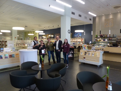 Die Zusammenarbeit zwischen Mediathek und Bistro26 ist eine Win-Win-Situation für beide Seiten, die im neuen Jahr noch mehr Besucher in die Mediathek locken soll