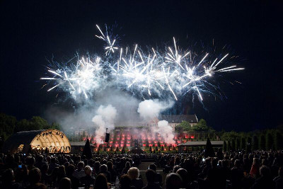 Das Feuerwerk war der krönende Abschluss der 8. Kamper Nacht