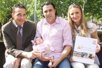 Bürgermeister begrüßte die kleine Rocio