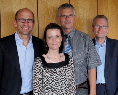 Gruppenbild der Ansprechpartner und Projektverantwortlichen