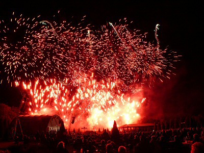 Feuerwerk während der 5. Kamper Nacht