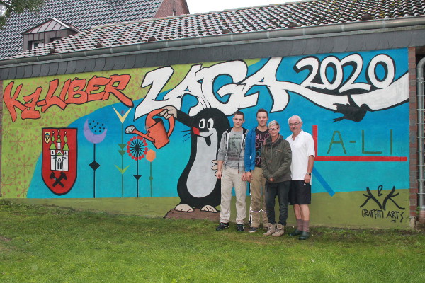 ka-LIBER gestaltet Landesgartenschau-Graffitti