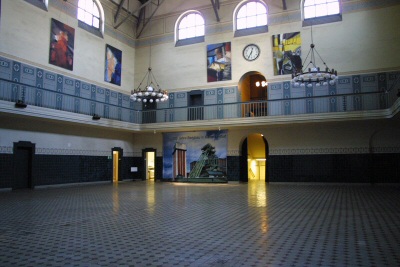 Innenansicht der Lohnhalle