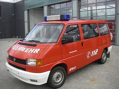 Mannschaftstransportwagen der Feuerwehr