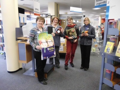 Gemeinsam präsentierten die Leitungen der vier Bibliotheken in Moers, Neukirchen.-Vluyn, Rheinberg und Kamp-Lintfort  nun in der Stadtbücherei Kamp-Lintfort ihr Programm.