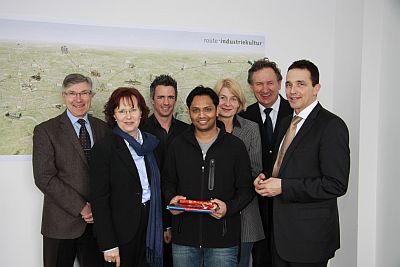Gruppenbild bei der Ehrung von Herrn Mohammed Najamuddin