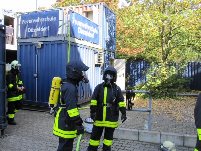 Brandausbildung bei der Berufseuerwehr Düsseldorf